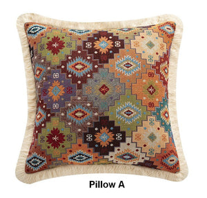 Extra Large Modern Geometric Pillows, Bohemian Decorative Sofa Pillows for Living Room, Flower Decorative Pillows for Bedroom, Decorative Pillow Covers-ArtWorkCrafts.com