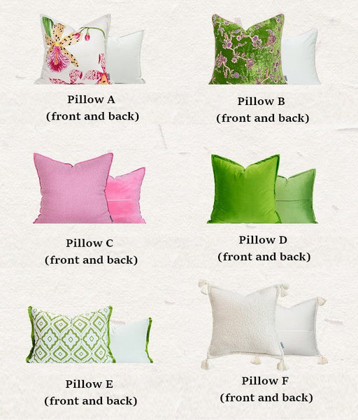 Unique Decorative Pillow Arrangement Ideas for Couch, Modern Decorative Cushion Covers, Decorative Pillows for Living Room, Large Decorative Pillows for Interior Design-ArtWorkCrafts.com