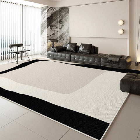 Contemporary Modern Rugs for Office, Dining Room Geometric Modern Rugs, Extra Large Modern Rugs for Living Room, Bedroom Modern Rugs