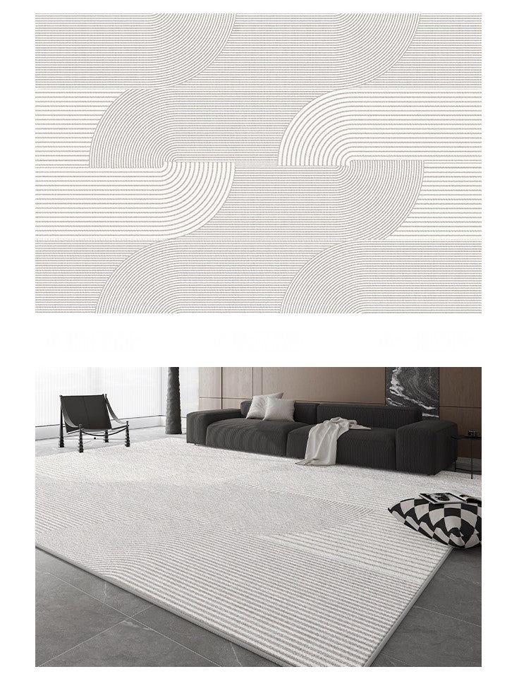 Dining Room Floor Rug, Large Floor Rugs for Living Room, Modern Floor Rugs for Bedroom, Extra Large Geometric Modern Rugs for Office-ArtWorkCrafts.com