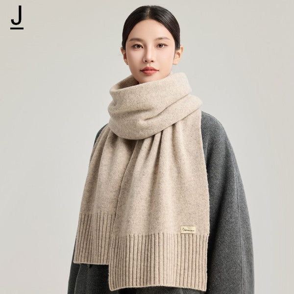 Modern Wool Scarf for Women, Soft Cashmere Scarf for Women, Casual Scarf for Women, Cold Weather Scarf, Fashion Designer Scarf, Winter Scarf-ArtWorkCrafts.com