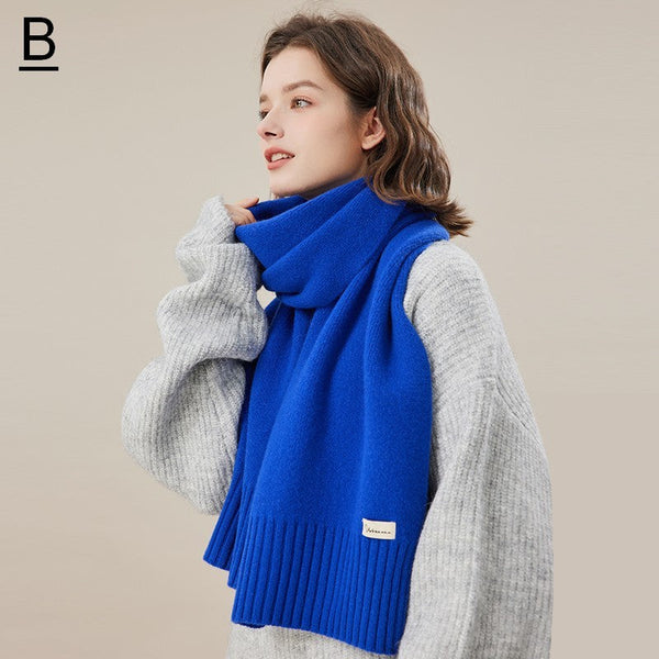 Modern Winter Scarf, Fashion Designer Scarf, Casual Scarf for Women, Cold Weather Scarf, Wool Scarf for Women, Soft Cashmere Scarf for Women-ArtWorkCrafts.com