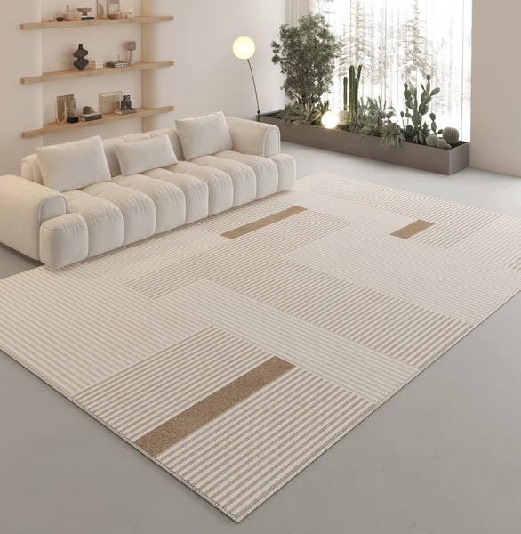 Contemporary Modern Rugs for Living Room, Bedroom Modern Rugs, Abstract Geometric Modern Rugs, Modern Rugs for Dining Room-ArtWorkCrafts.com