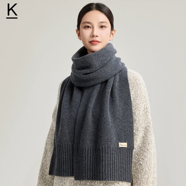 Modern Wool Scarf for Women, Soft Cashmere Scarf for Women, Casual Scarf for Women, Cold Weather Scarf, Fashion Designer Scarf, Winter Scarf-ArtWorkCrafts.com