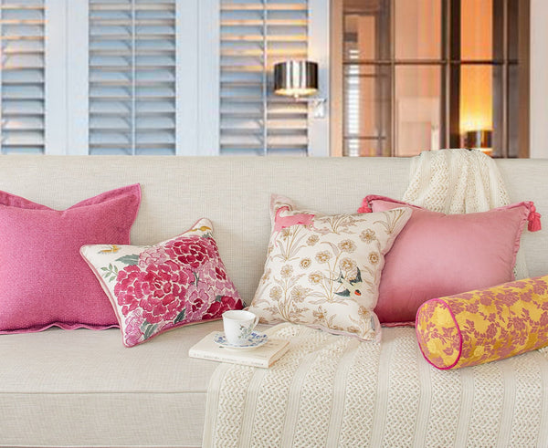 Modern Decorative Cushion Covers, Decorative Pillow Arrangement Ideas, Decorative Throw Pillows for Bed, Living Room Decorative Pillows, Large Decorative Pillows for Interior Design-ArtWorkCrafts.com