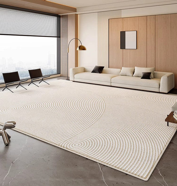 Large Modern Rugs for Living Room, Bedroom Modern Rugs, Dining Room Geometric Modern Rugs, Contemporary Modern Rugs under Coffee Table-ArtWorkCrafts.com