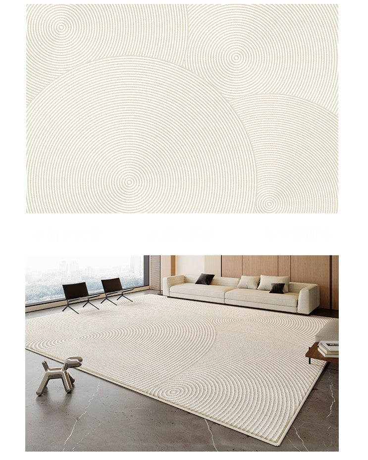 Large Modern Rugs for Living Room, Bedroom Modern Rugs, Dining Room Geometric Modern Rugs, Contemporary Modern Rugs under Coffee Table-ArtWorkCrafts.com