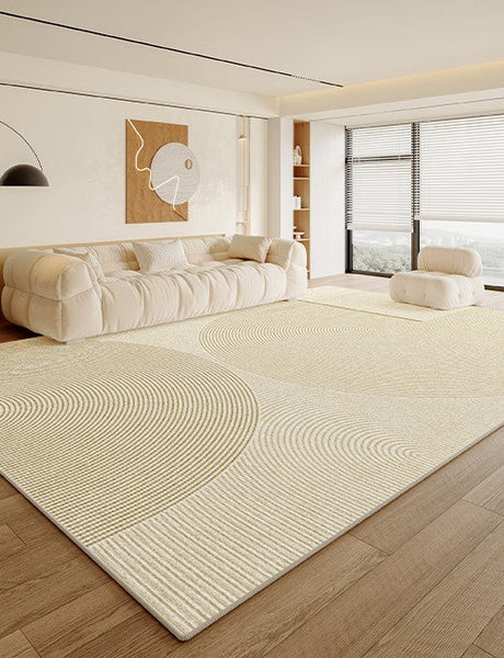 Bedroom Large Geometric Contemporary Rugs, Modern Rugs for Bedroom, Dining Room Floor Rug, Extra Large Floor Rugs for Living Room-ArtWorkCrafts.com