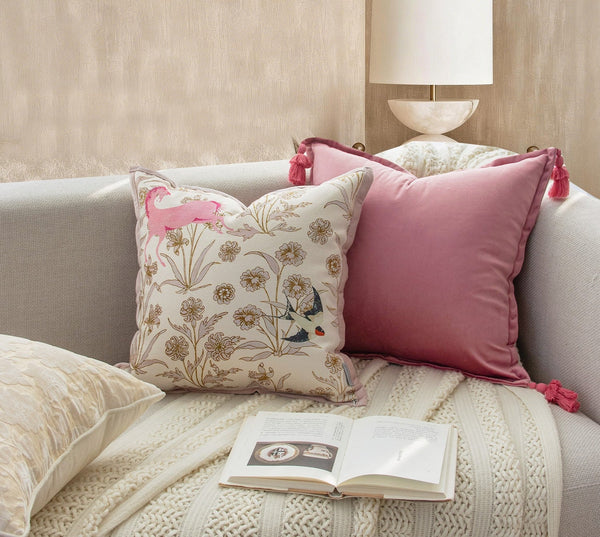 Decorative Pillow Arrangement Ideas, Modern Decorative Cushion Covers, Decorative Throw Pillows for Bed, Living Room Decorative Pillows, Large Decorative Pillows for Interior Design-ArtWorkCrafts.com