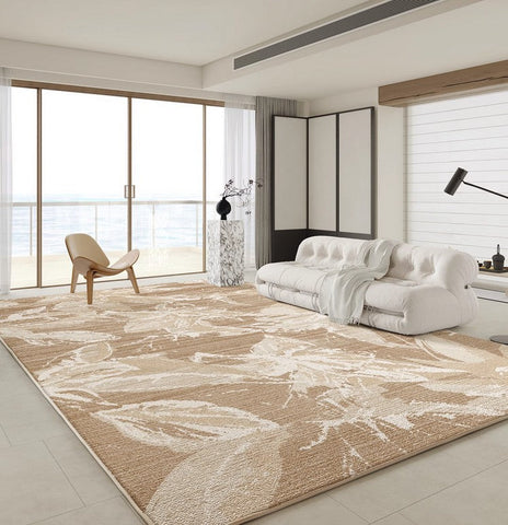 French Style Modern Rugs for Interior Design, Bedroom Modern Soft Rugs, Contemporary Modern Rugs under Dining Room Table, Flower Pattern Modern Rugs for Living Room