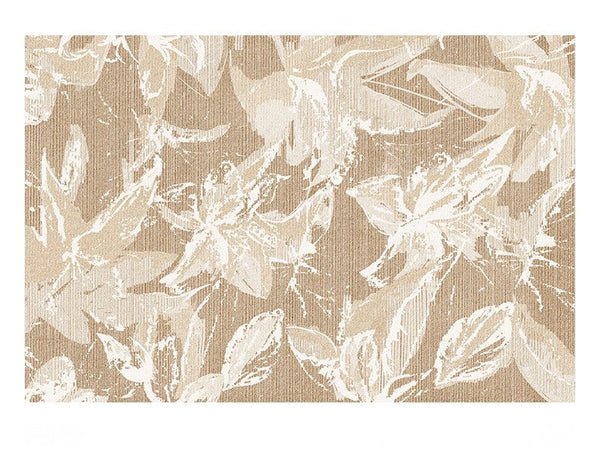 Living Room Flower Pattern Modern Rugs, French Style Modern Rugs for Interior Design, Bedroom Modern Soft Rugs, Contemporary Modern Rugs under Dining Room Table-ArtWorkCrafts.com
