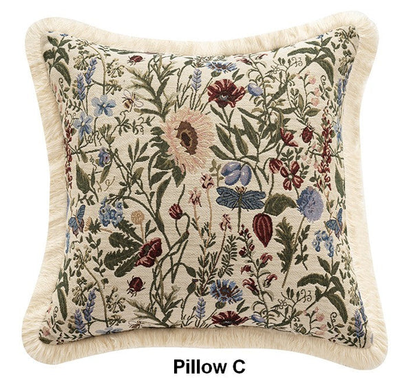 Flower Decorative Pillows for Bedroom, Decorative Pillow Covers, Extra Large Modern Geometric Pillows, Bohemian Decorative Sofa Pillows for Living Room-ArtWorkCrafts.com