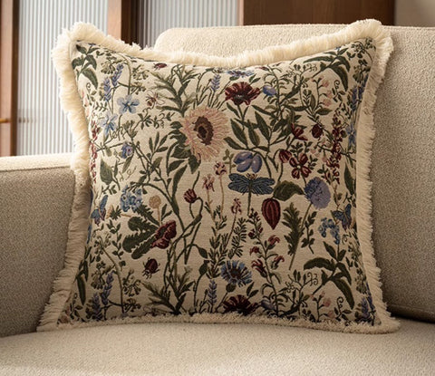 Flower Decorative Pillows for Bedroom, Decorative Pillow Covers, Extra Large Modern Geometric Pillows, Bohemian Decorative Sofa Pillows for Living Room-ArtWorkCrafts.com