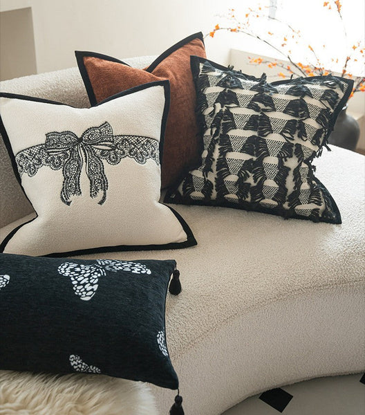 Large Decorative Throw Pillows, Decorative Pillow Arrangement Ideas for Couch, Modern Decorative Pillows for Living Room, Decorative Pillow Covers-ArtWorkCrafts.com