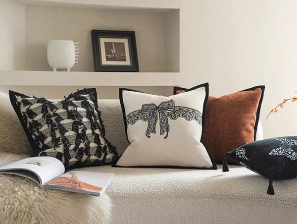 Large Decorative Throw Pillows, Decorative Pillow Arrangement Ideas for Couch, Modern Decorative Pillows for Living Room, Decorative Pillow Covers-ArtWorkCrafts.com