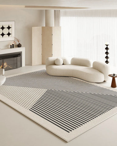 Living Room Modern Area Rug, Large Area Rugs for Office, Bedroom Modern Floor Rugs, Contemporary Area Rugs under Sofa