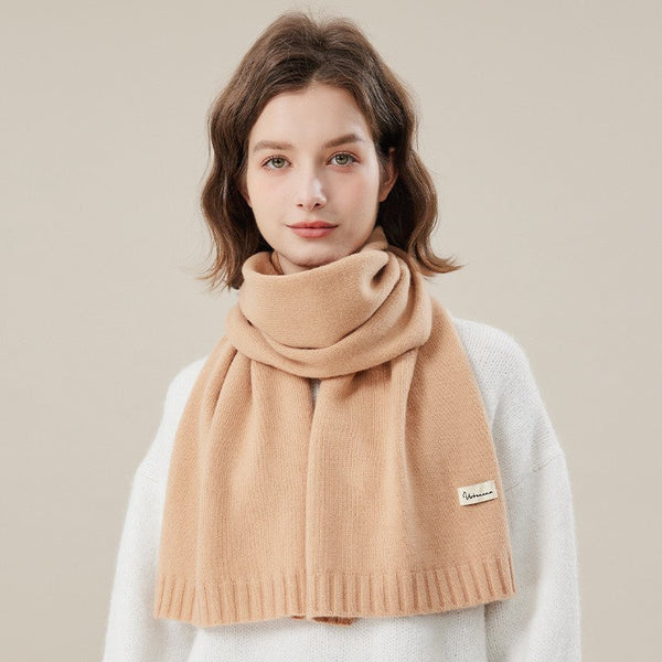 Cozy Winter Scarf, Modern Fashion Designer Scarf, Casual Scarf for Women, Soft Cashmere Scarf for Women, Cold Weather Scarf, Wool Scarf for Women-ArtWorkCrafts.com