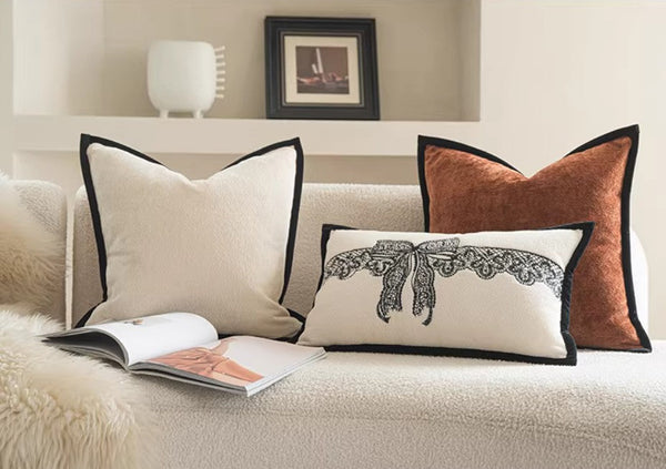 Large Decorative Throw Pillows, Decorative Pillow Arrangement Ideas for Couch, Modern Decorative Pillows for Living Room, Decorative Pillow Covers-ArtWorkCrafts.com