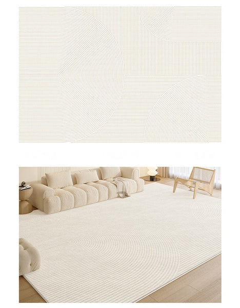 Bedroom Modern Rugs, Dining Room Geometric Modern Rugs, Large Modern Rugs for Living Room, Contemporary Modern Rugs under Coffee Table-ArtWorkCrafts.com