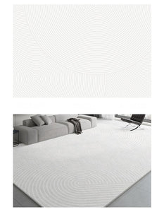 Modern Floor Rugs for Bedroom, Dining Room Floor Rug, Large Floor Rugs for Living Room, Extra Large Geometric Modern Rugs for Office-ArtWorkCrafts.com