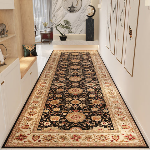 Extra Long Narrow Hallway Runners, Kitchen Runner Rugs, Colorful Persian Runner Rugs for Bedside, Non Slip Entrance Runner Rugs, Washable Entryway Runner Rug Ideas