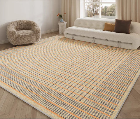 Geometric Area Rugs under Coffee Table, Modern Rugs for Living Room, Contemporary Modern Rugs for Dining Room, Large Modern Rugs for Bedroom