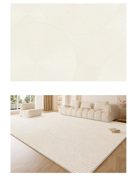 Living Room Abstract Modern Rugs, Extra Large Modern Rugs under Dining Room Table, Contemporary Modern Rugs, Contemporary Geometric Carpets-ArtWorkCrafts.com
