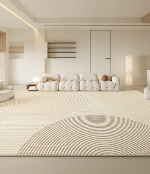 Bedroom Floor Rugs, Geometric Contemporary Rugs for Dining Room, Extra Large Modern Rugs for Living Room, Oversized Modern Rug for Living Room-ArtWorkCrafts.com