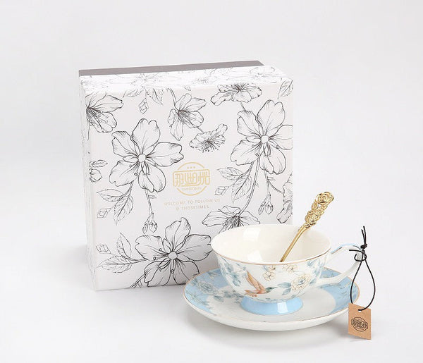 Ceramic Tea Cup Set, Luxury Tea Cup with Saucer, Elegant Coffee Cup, Porcelain Coffee Cup, Porcelain Tea cups, British Tea Cup Set, Afternoon Tea Cup with Saucer Set-ArtWorkCrafts.com