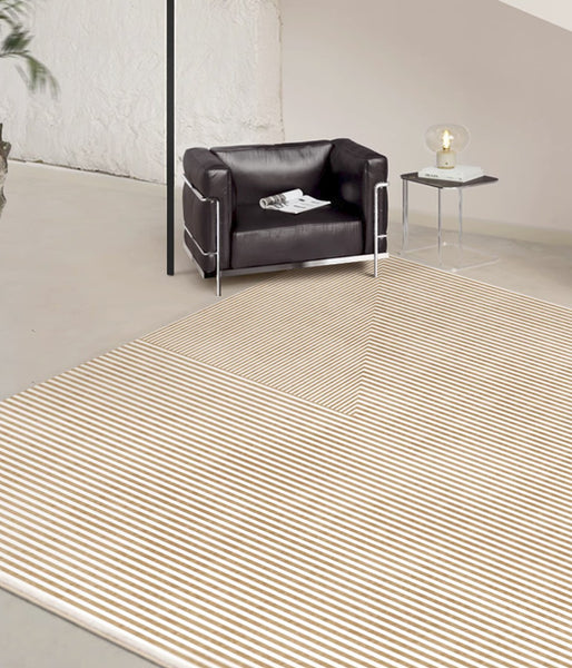 Modern Rugs for Living Room, Abstract Contemporary Modern Rugs, Geometric Contemporary Rugs Next to Bed, Modern Rugs for Dining Room-ArtWorkCrafts.com