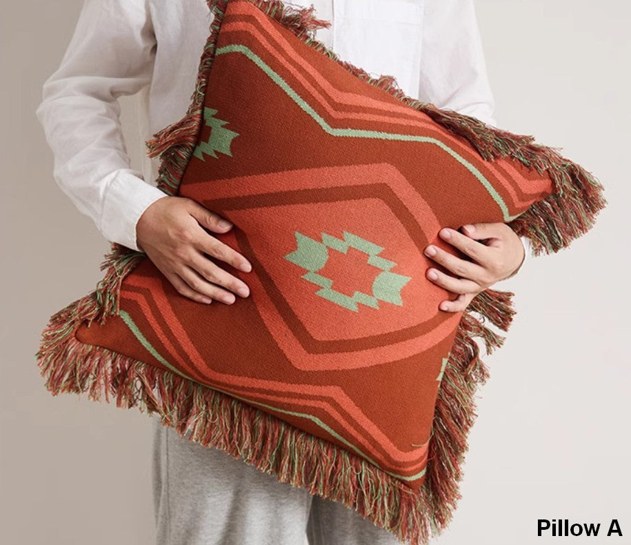 Simple Decorative Pillow Covers, Modern Decorative Pillow for Interior Design, Contemporary Modern Sofa Pillows for Bedroom, Square Modern Pillows for Couch-ArtWorkCrafts.com