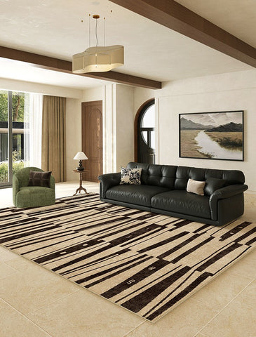 Contemporary Abstract Rugs Next to Bed, Modern Rugs under Dining Room Table, Geometric Modern Carpets for Office, Large Modern Rugs for Living Room