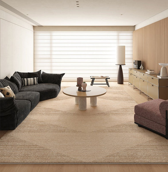 Modern Rugs under Dining Room Table, Geometric Modern Carpets for Office, Abstract Modern Rugs for Living Room, Contemporary Modern Rugs Next to Bed-ArtWorkCrafts.com