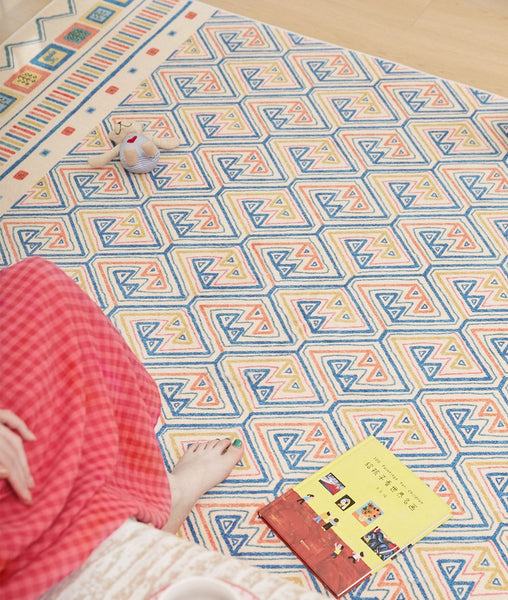 Contemporary Runner Rugs for Living Room, Modern Runner Rugs Next to Bed, Runner Rugs for Hallway, Bathroom Runner Rugs, Kitchen Runner Rugs-ArtWorkCrafts.com