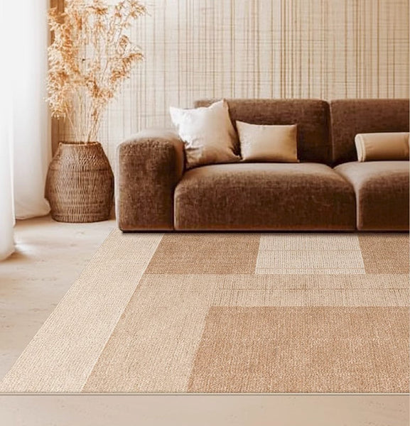 Large Modern Rugs for Living Room, Mid Century Modern Rugs for Bedroom, Contemporary Abstract Rugs under Dining Room Table-ArtWorkCrafts.com