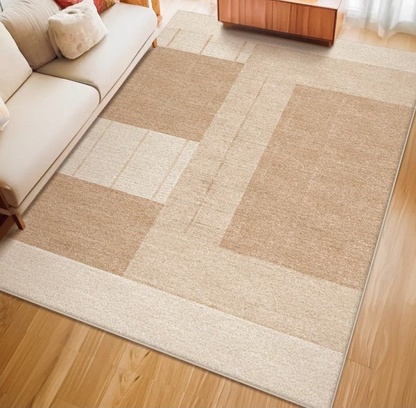 Large Modern Rugs for Living Room, Mid Century Modern Rugs for Bedroom, Contemporary Abstract Rugs under Dining Room Table-ArtWorkCrafts.com