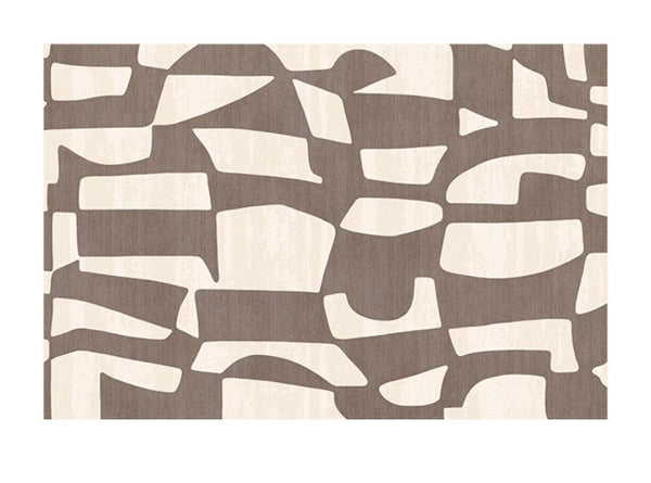 Abstract Contemporary Rugs for Bedroom, Modern Rugs under Sofa, Dining Room Floor Rugs, Modern Rug Ideas for Living Room-ArtWorkCrafts.com