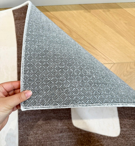 Abstract Contemporary Rugs for Bedroom, Modern Rugs under Sofa, Dining Room Floor Rugs, Modern Rug Ideas for Living Room-ArtWorkCrafts.com