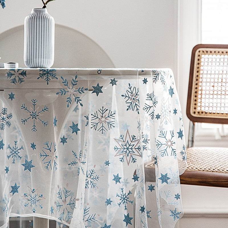Extra Large Rectangular Tablecloth for Oval Table, Lace Embroidered Table Covers, Rectangular Table Covers for Coffee Table, Oversized Modern Lace Tablecloths-ArtWorkCrafts.com