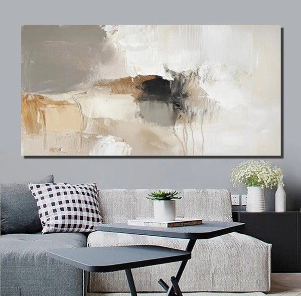 Hand Painted Wall Art Painting, Large Modern Acrylic Painting, Contemporary Canvas Artwork, Abstract Wall Art Paintings, Modern Art for Dining Room-ArtWorkCrafts.com