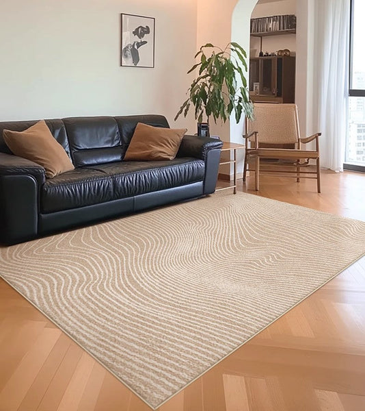 Oversized Modern Rug for Living Room, Geometric Contemporary Rugs for Dining Room, Bedroom Floor Rugs, Extra Large Modern Rugs for Living Room-ArtWorkCrafts.com