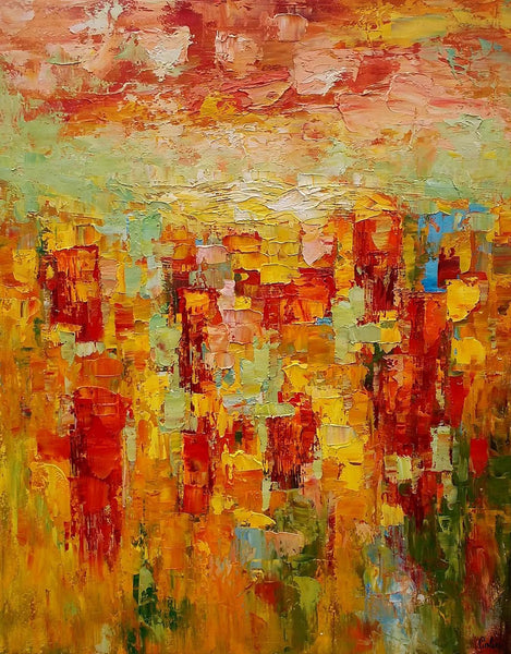 Abstract Acrylic Paintings, Abstract Painting for Living Room, Simple Modern Paintings, Custom Abstract Art Painting-ArtWorkCrafts.com