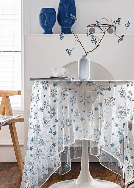 Extra Large Rectangular Tablecloth for Oval Table, Lace Embroidered Table Covers, Rectangular Table Covers for Coffee Table, Oversized Modern Lace Tablecloths-ArtWorkCrafts.com
