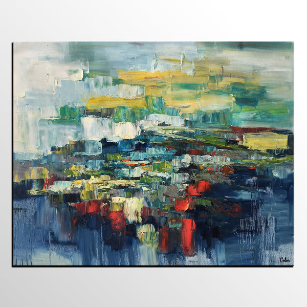 Heavy Texture Painting, Large Painting for Living Room, Abstract Painting for Sale, Custom Art Painting