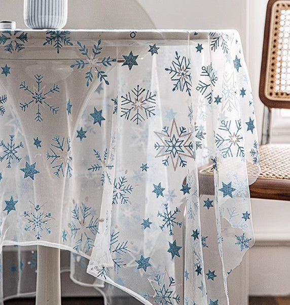 Extra Large Rectangular Tablecloth for Oval Table, Lace Embroidered Table Covers, Rectangular Table Covers for Coffee Table, Oversized Modern Lace Tablecloths-ArtWorkCrafts.com