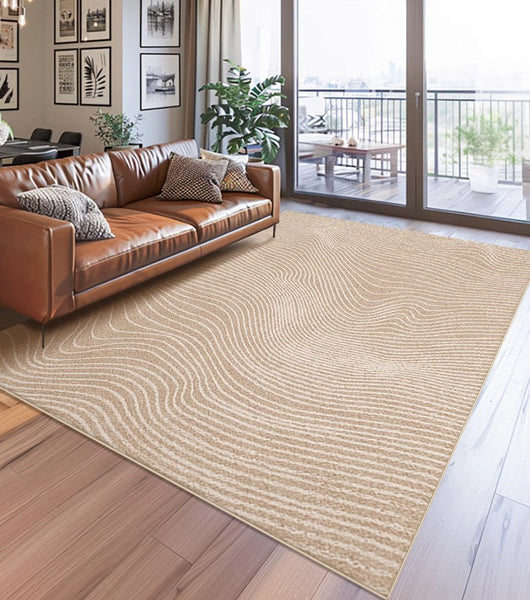 Oversized Modern Rug for Living Room, Geometric Contemporary Rugs for Dining Room, Bedroom Floor Rugs, Extra Large Modern Rugs for Living Room-ArtWorkCrafts.com