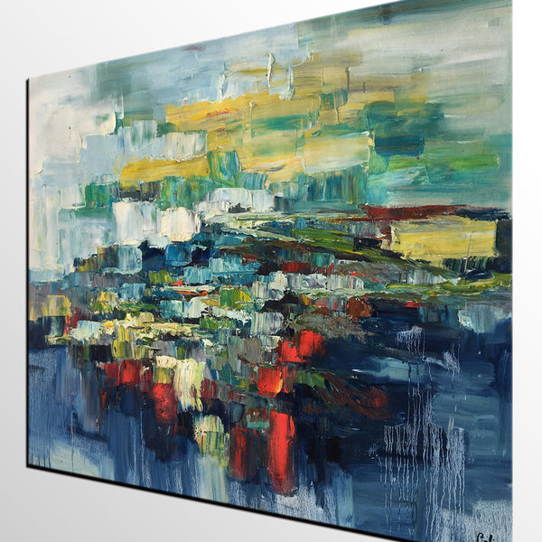 Heavy Texture Painting, Large Painting for Living Room, Abstract Painting for Sale, Custom Art Painting