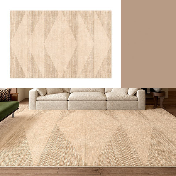 Modern Rugs under Dining Room Table, Geometric Modern Carpets for Office, Abstract Modern Rugs for Living Room, Contemporary Modern Rugs Next to Bed-ArtWorkCrafts.com