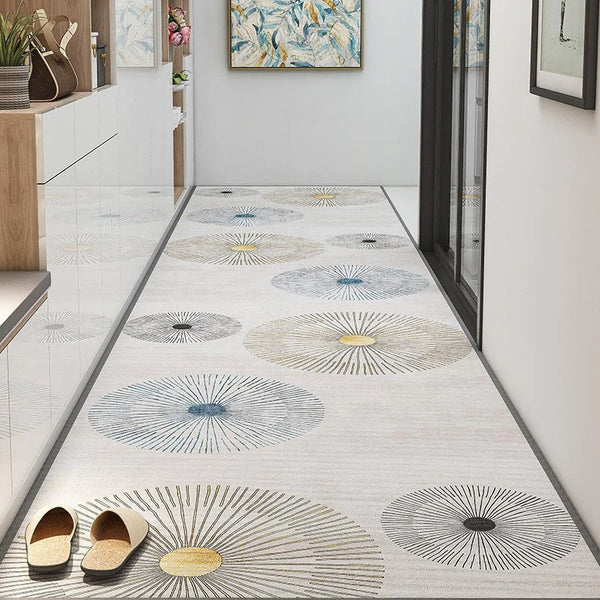 Stain-resistant Non Slip Entryway Runner Rug Ideas, Modern Extra Long Hallway Runners, Long Hallway Runners, Long Narrow Runner Rugs, Entrance Hallway Runners-ArtWorkCrafts.com