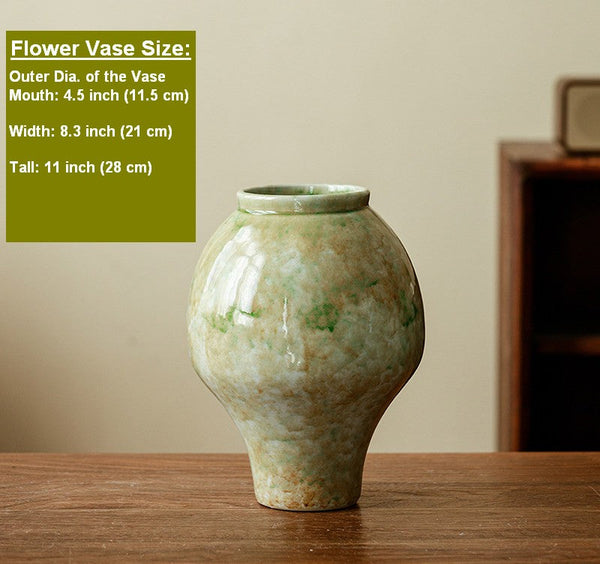 Flower Vases on Table, Centerpiece Ceramic Bud Vases, Porcelain Flower Vases, Handmade Water Holding Flower Vase-ArtWorkCrafts.com